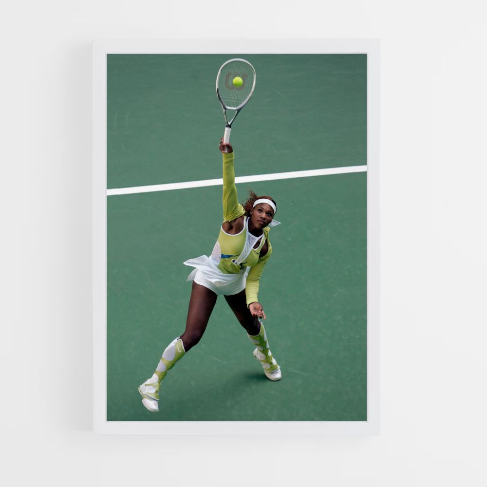 Poster Serena Williams Verde