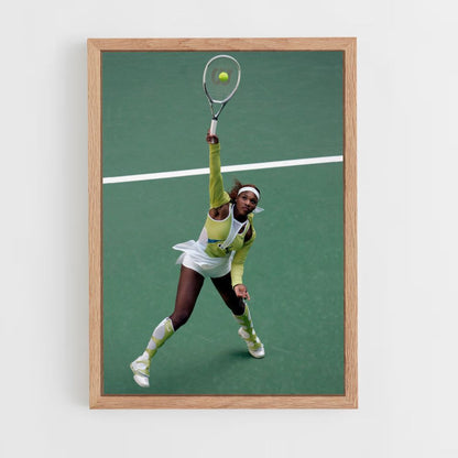 Poster Serena Williams Verde