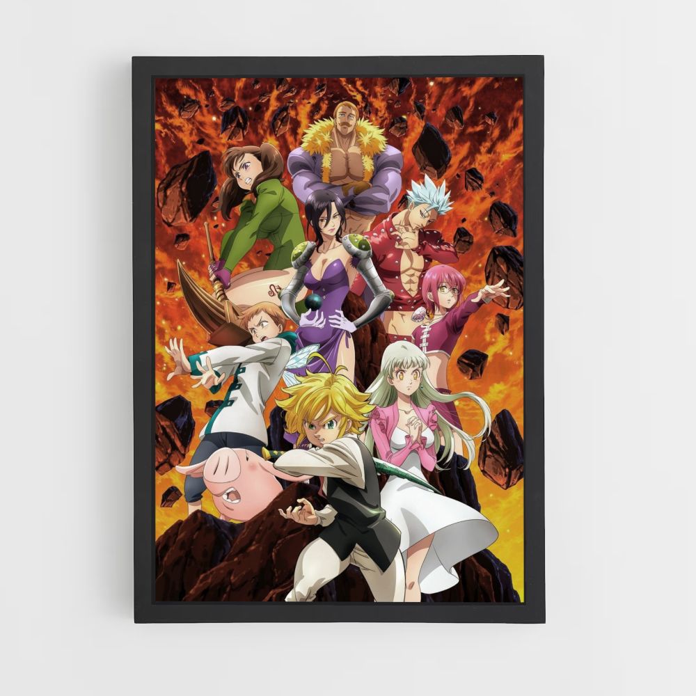 Poster Nanatsu no Taizai Lotta