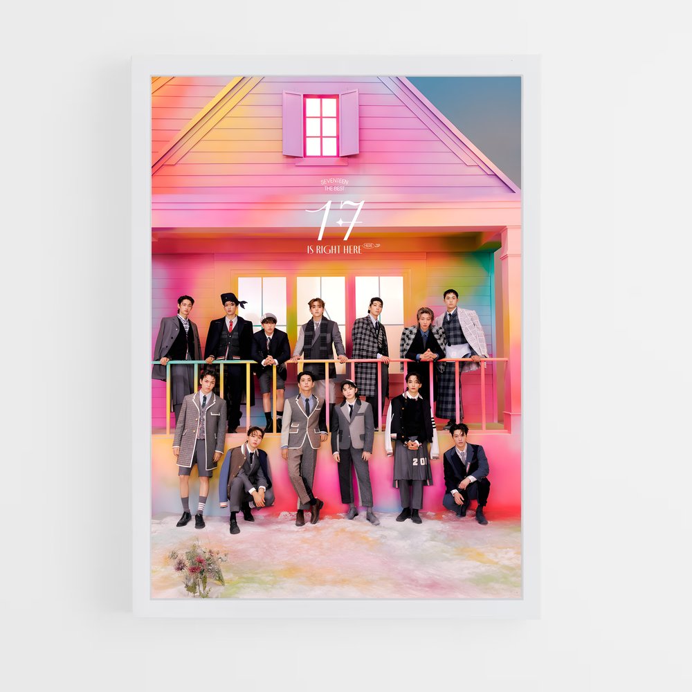 seventeen-6 cadre Blanc