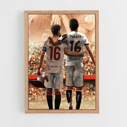 sevilla-fc-8 cadre Bois clair
