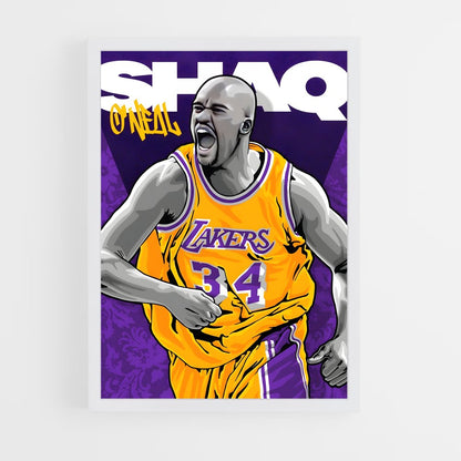 shaquille-oneal-10 cadre Blanc