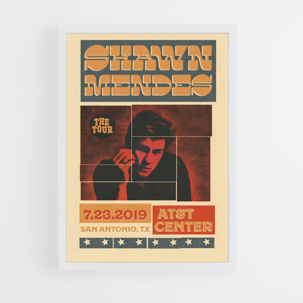 shawn-mendes-8 cadre Blanc
