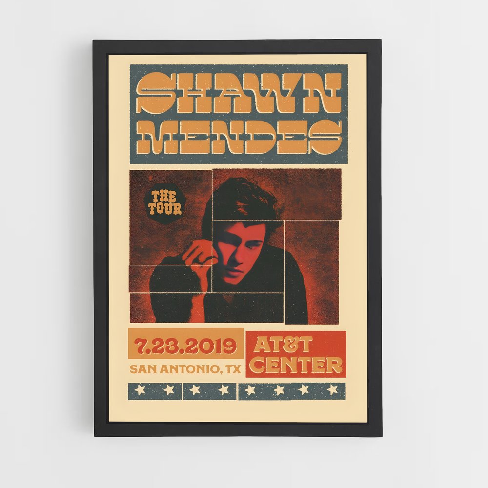 shawn-mendes-8 cadre Noir