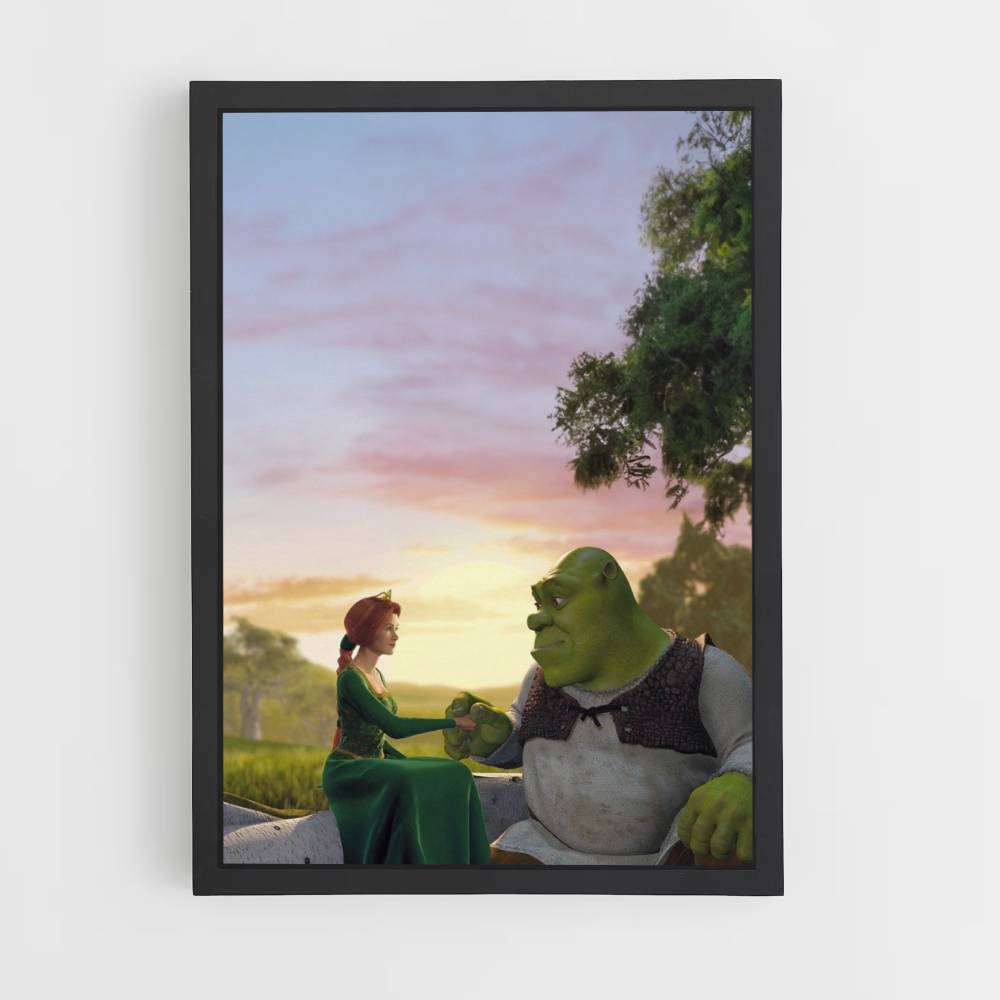 Poster Shrek Fiona umana