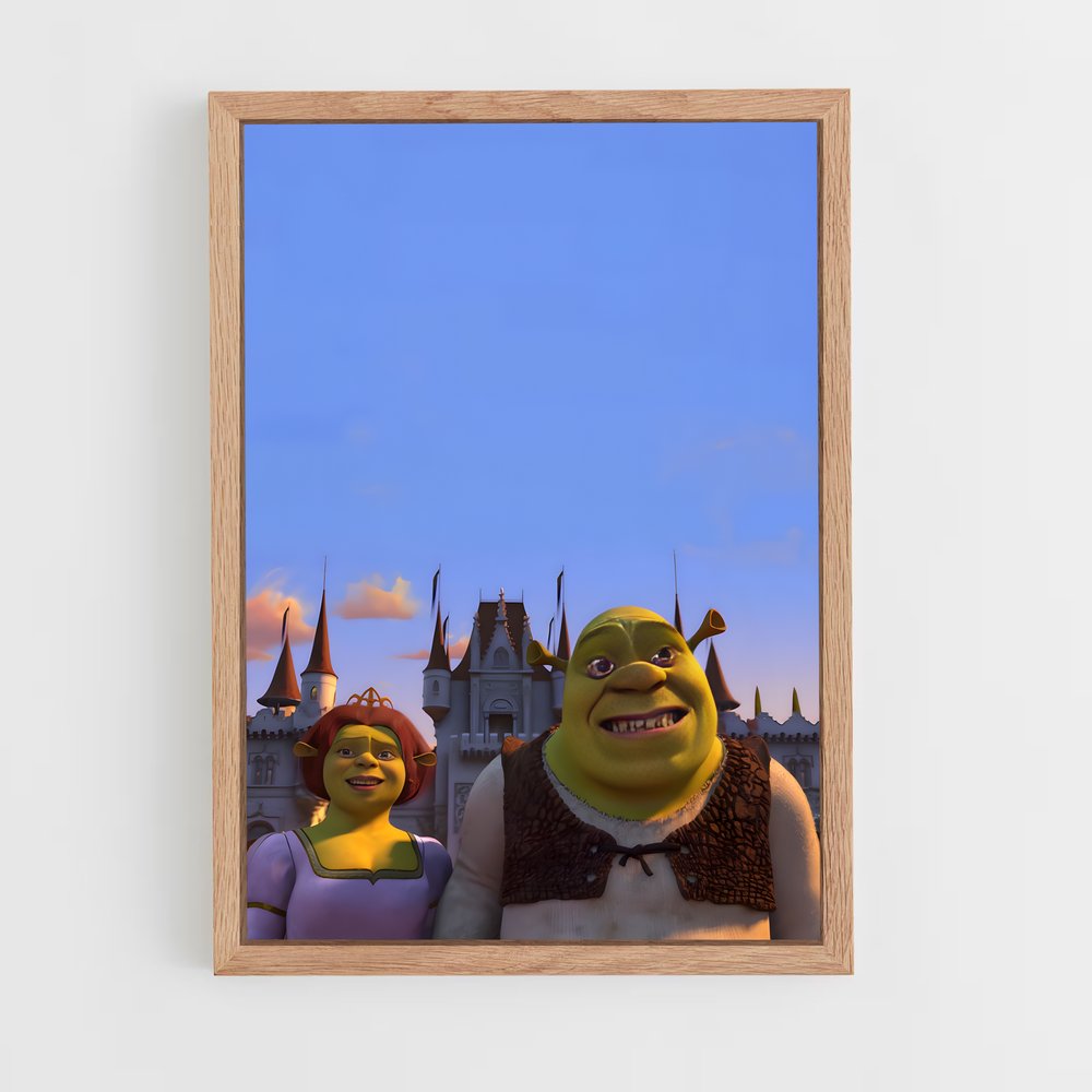 shrek-2 cadre Bois clair