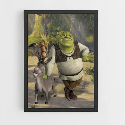 Poster Shrek Asino