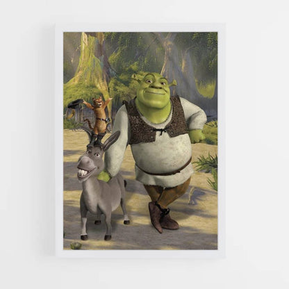 Poster Shrek Asino