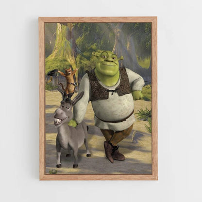 Poster Shrek Asino