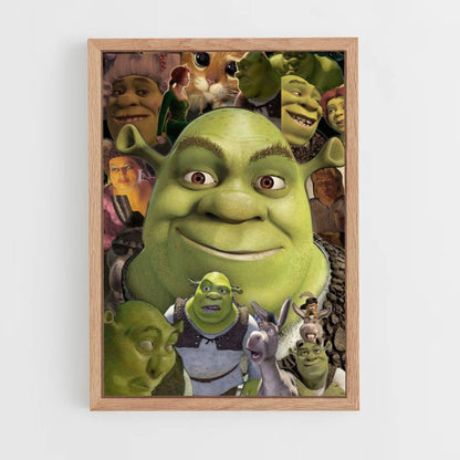 Poster Collage di Shrek