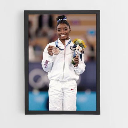 Poster Medaglia Simone Biles