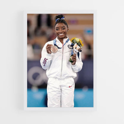 Poster Medaglia Simone Biles