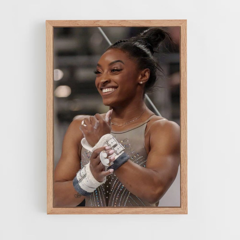 Poster Simone Biles Ginnastica