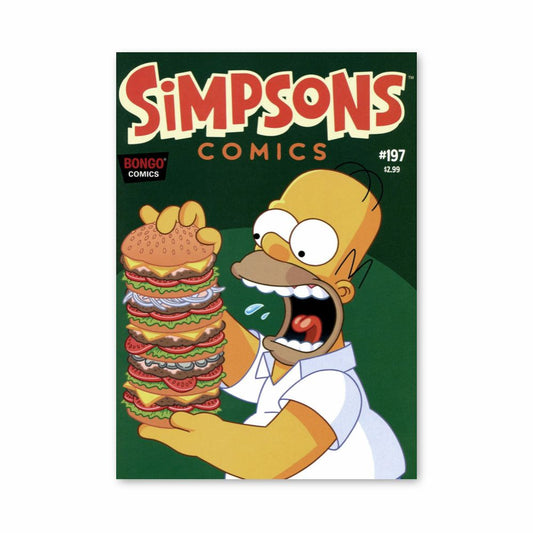 Poster L'hamburger dei Simpson