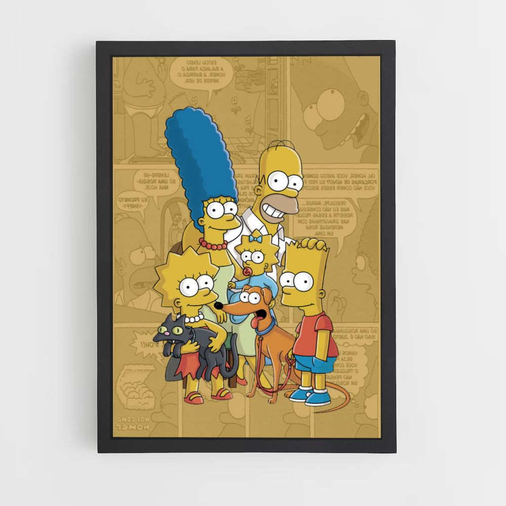 Poster I Simpsons Fumetti