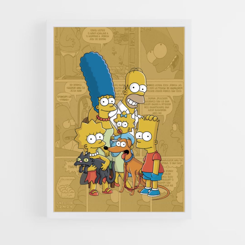 Poster I Simpsons Fumetti