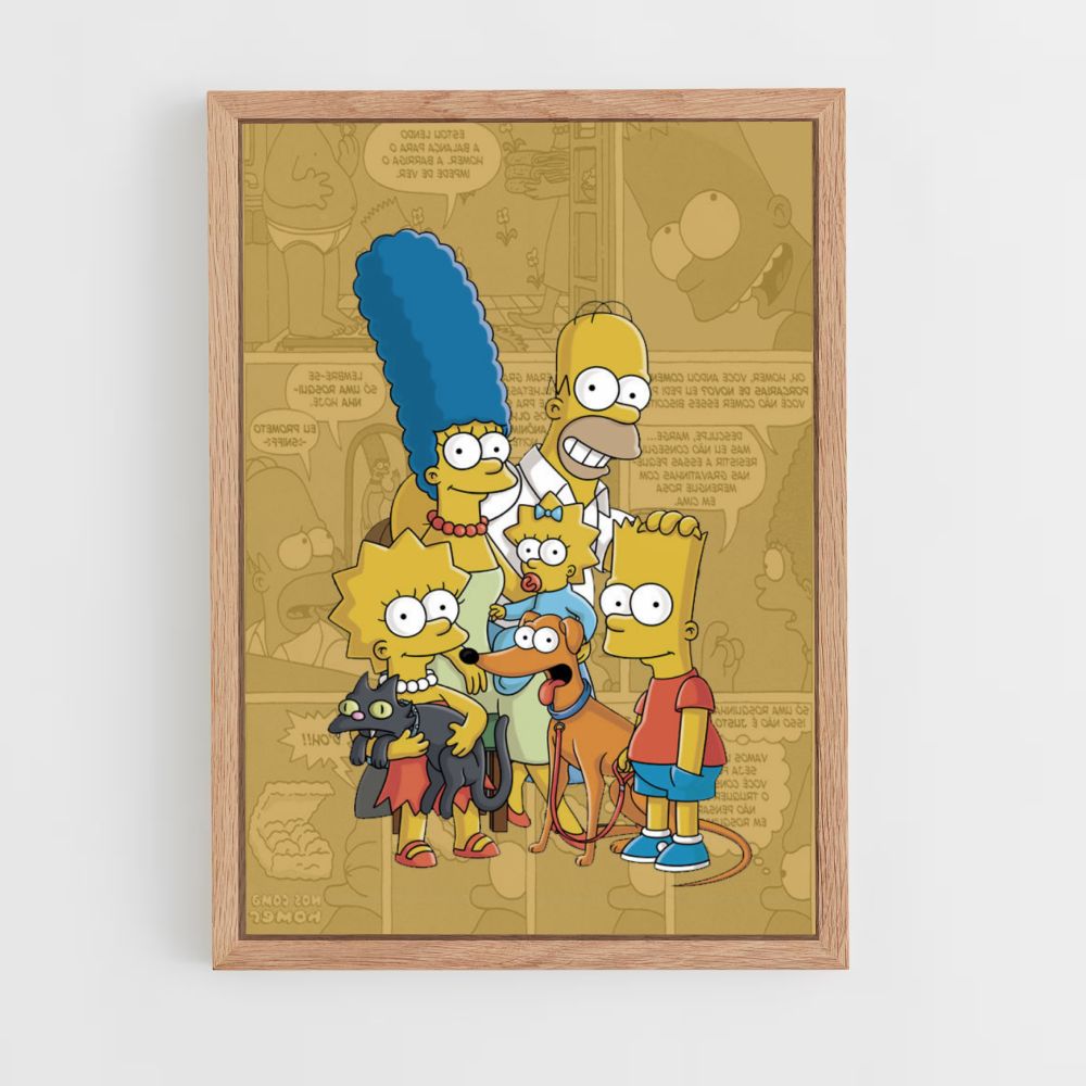 Poster I Simpsons Fumetti