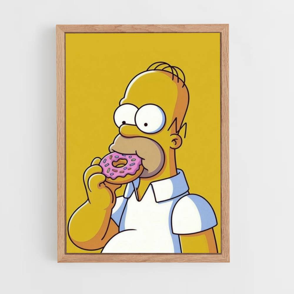 Poster della ciambella di Homer