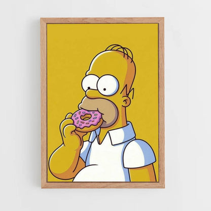 Poster della ciambella di Homer