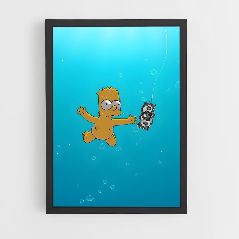 simpsons-17 cadre Noir