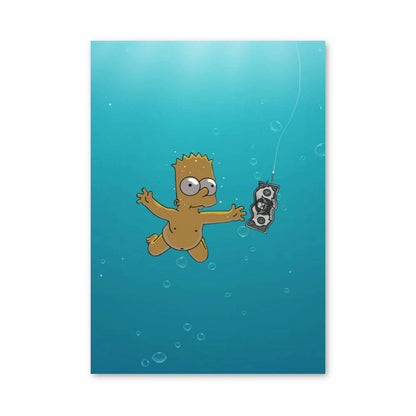 Poster Bart Nirvana