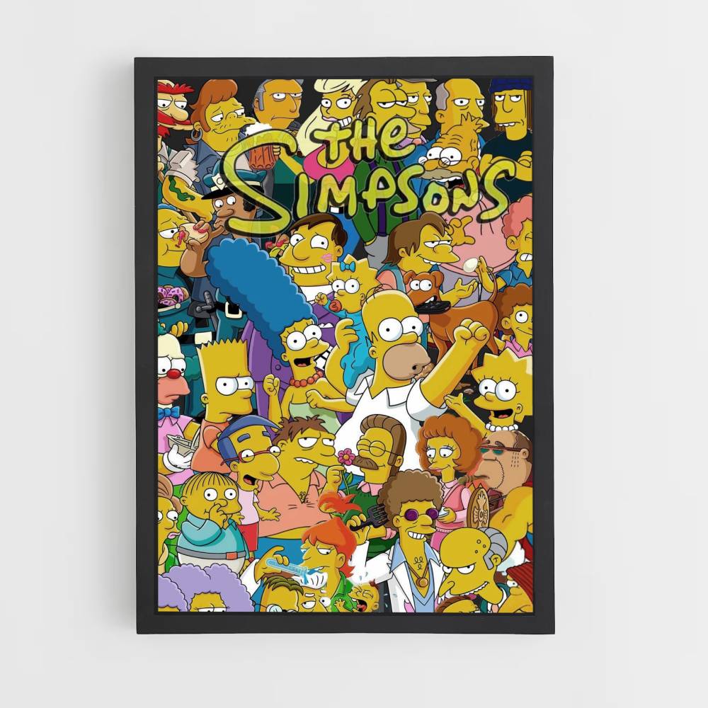 Poster Personaggio dei Simpsons