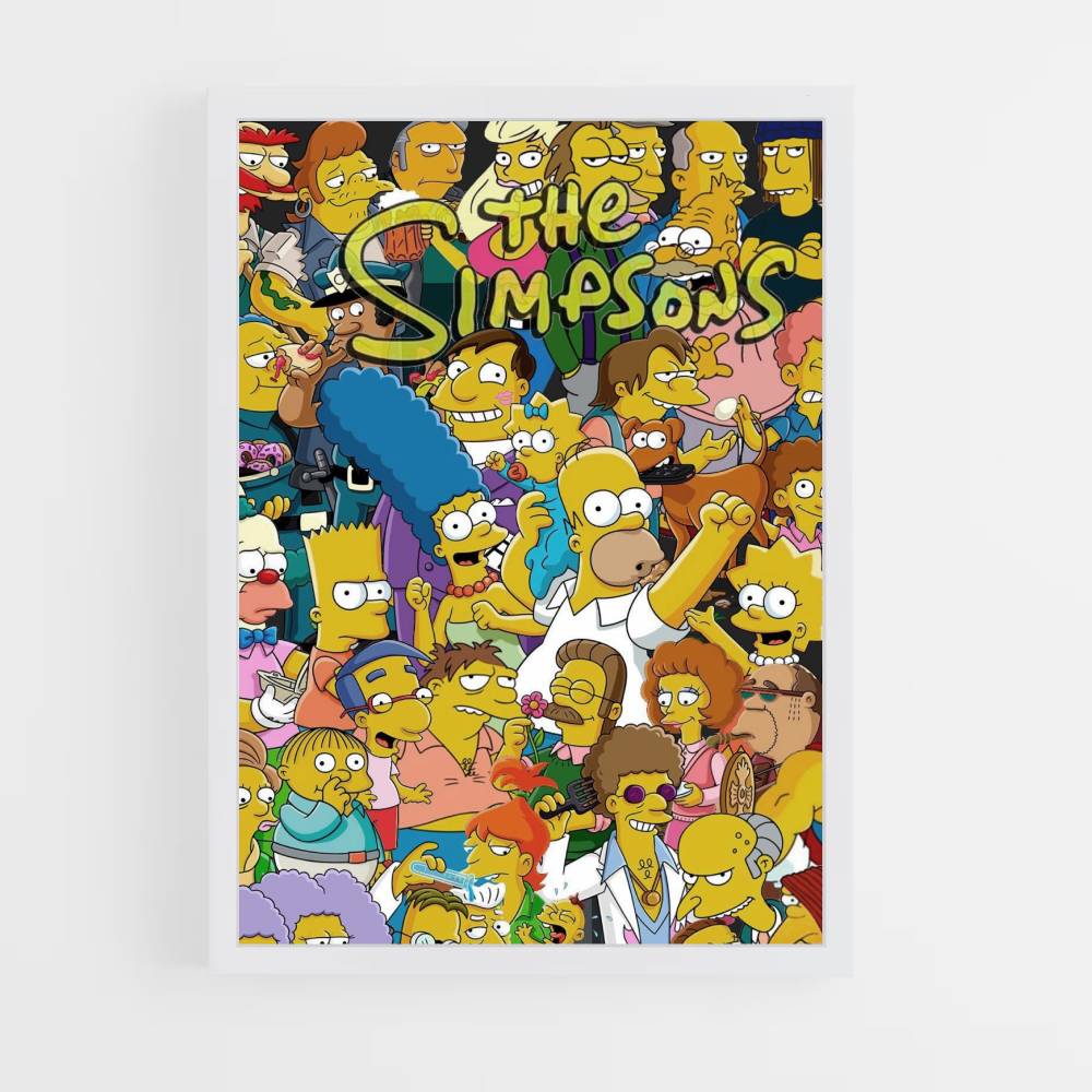 Poster Personaggio dei Simpsons