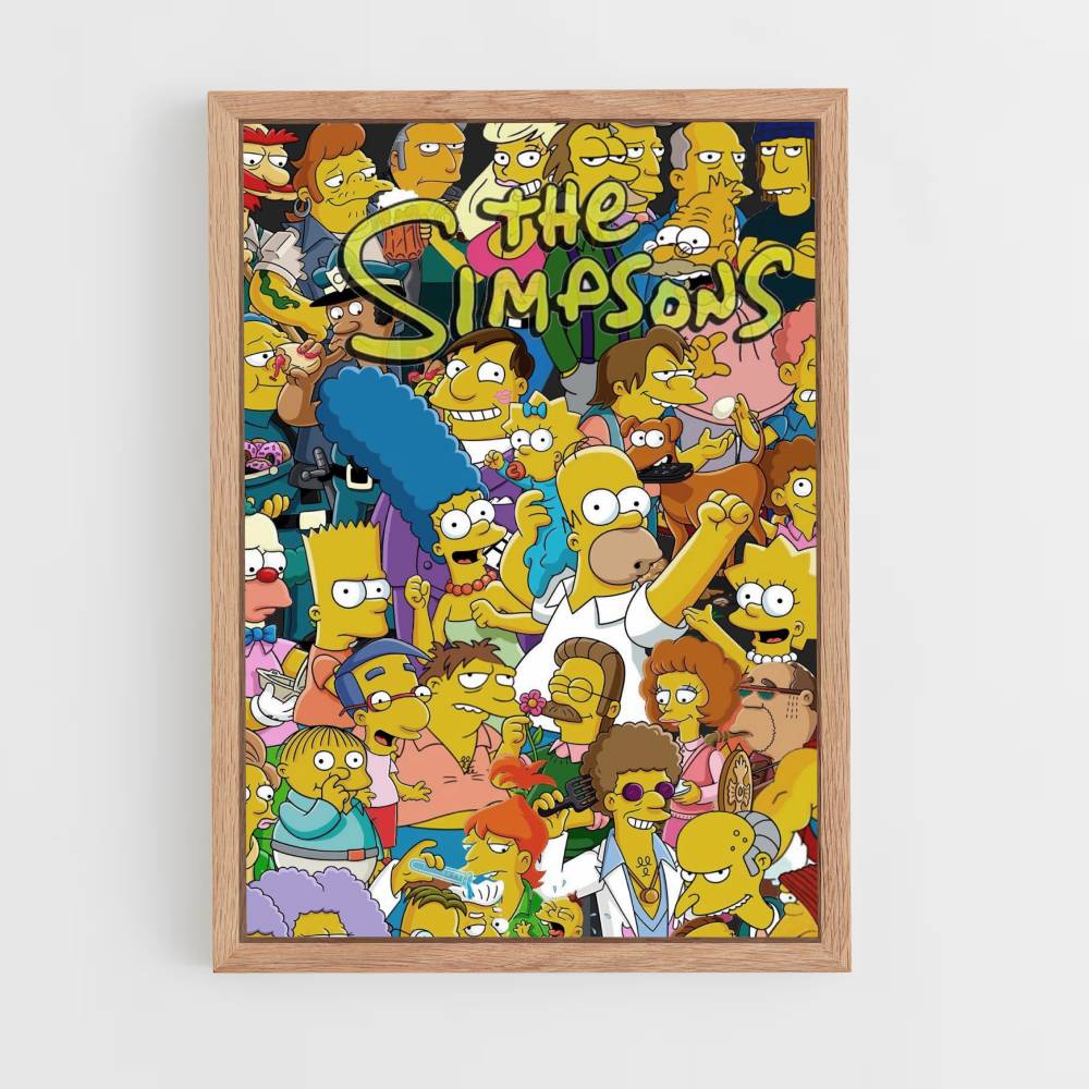 Poster Personaggio dei Simpsons