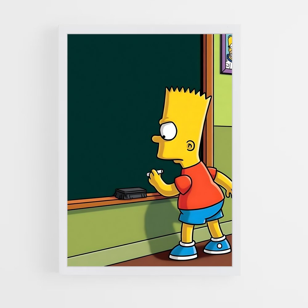 simpsons-20 cadre Blanc