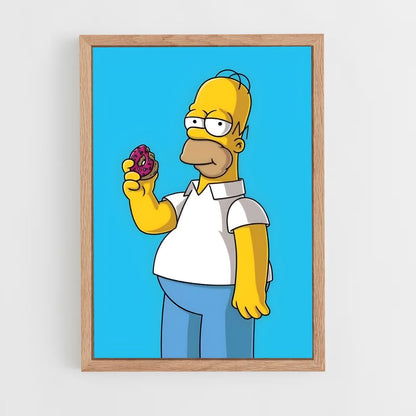 simpsons-21 cadre Bois clair