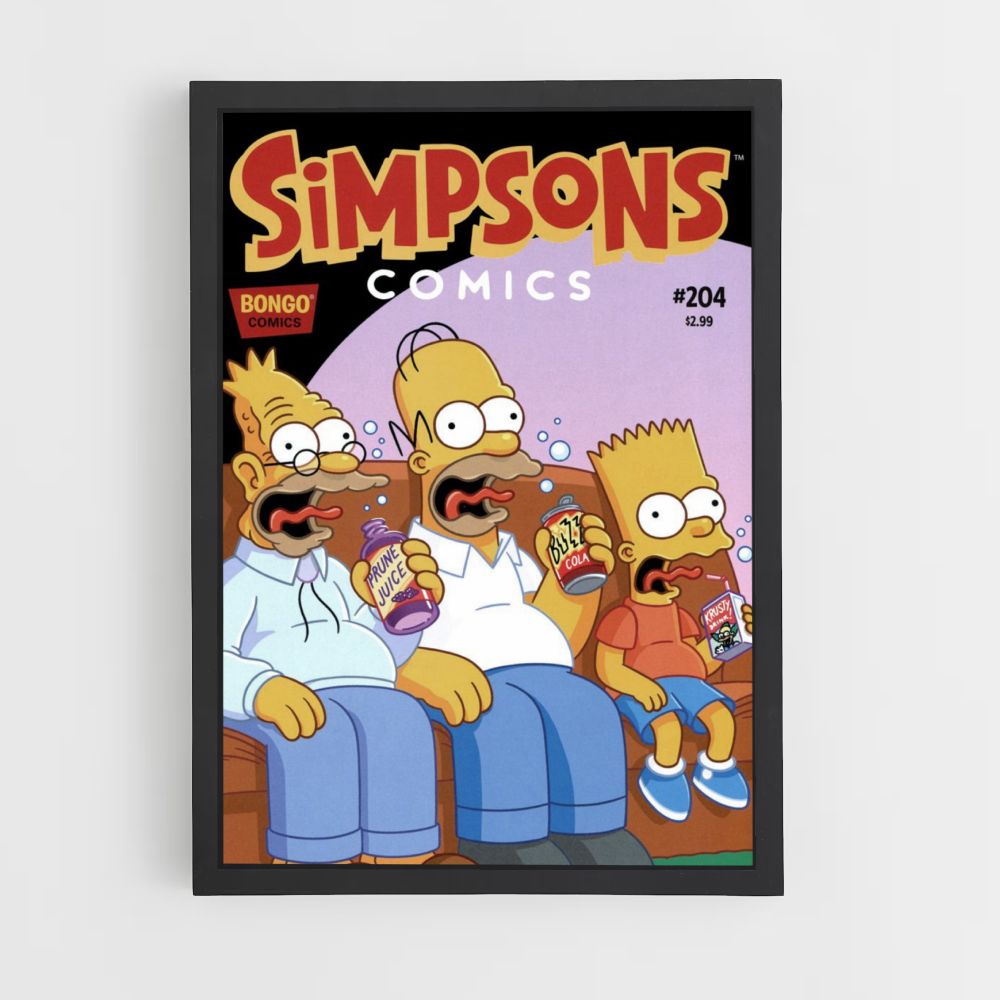 Poster Birra dei Simpson