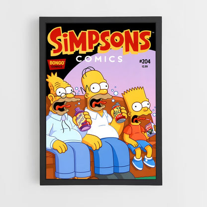 simpsons-6 cadre Noir