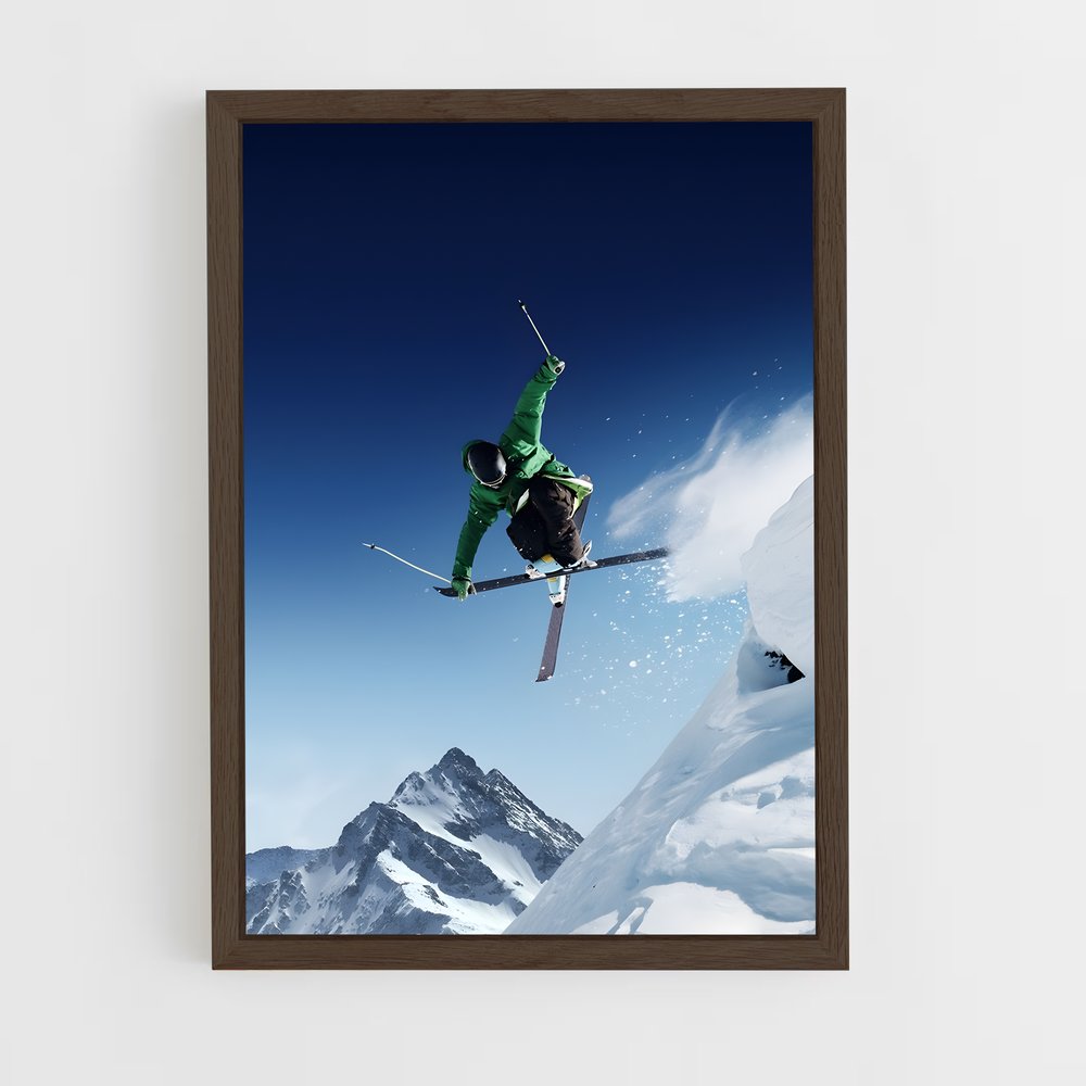 ski-14 cadre Bois foncé