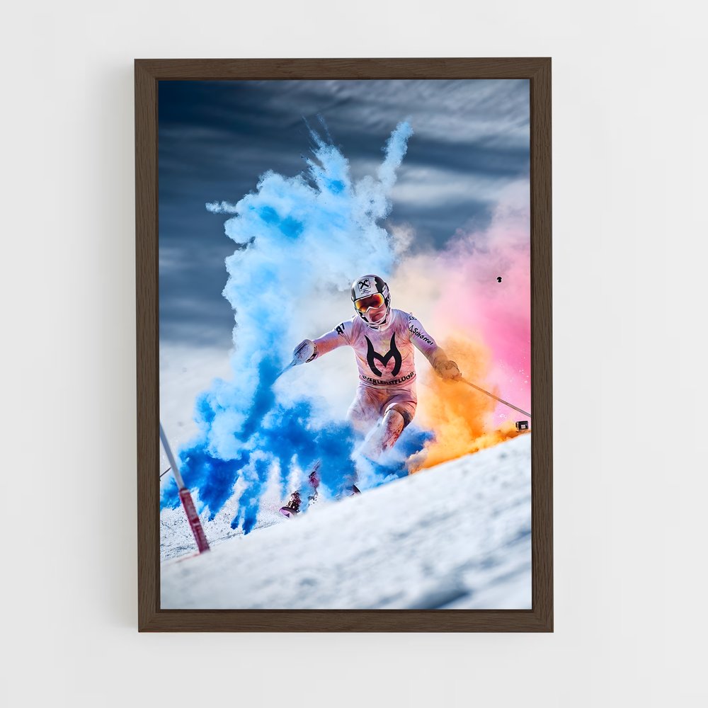 ski-8 cadre Bois foncé