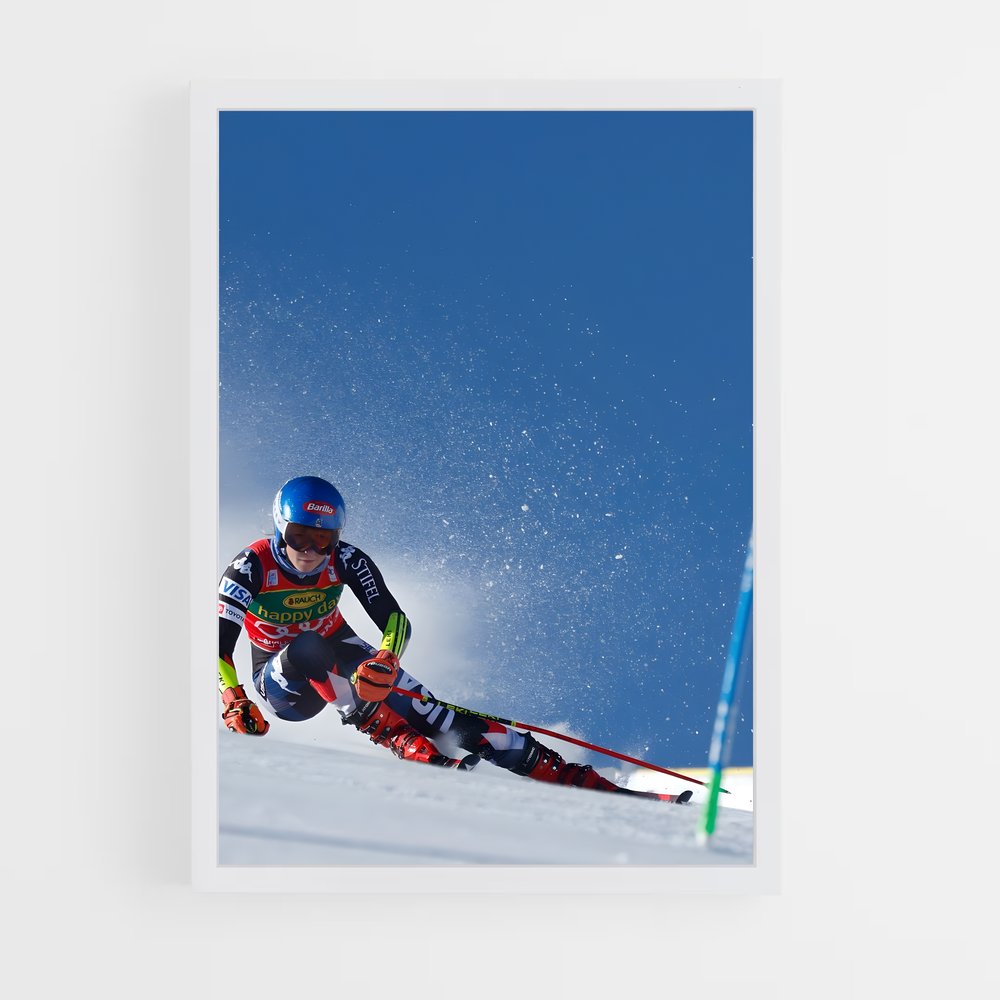 ski-9 cadre Blanc