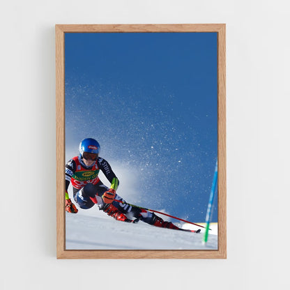 ski-9 cadre Bois clair