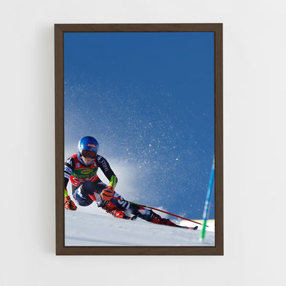 ski-9 cadre Bois foncé