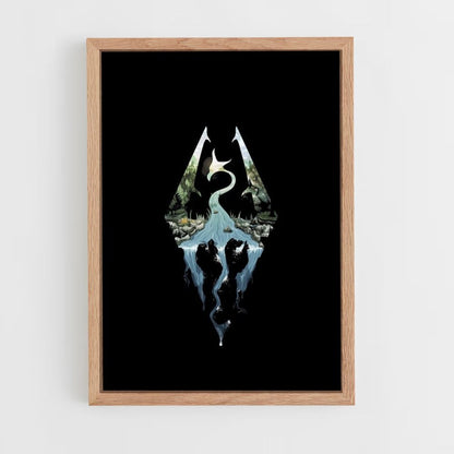 Poster Logo di Skyrim