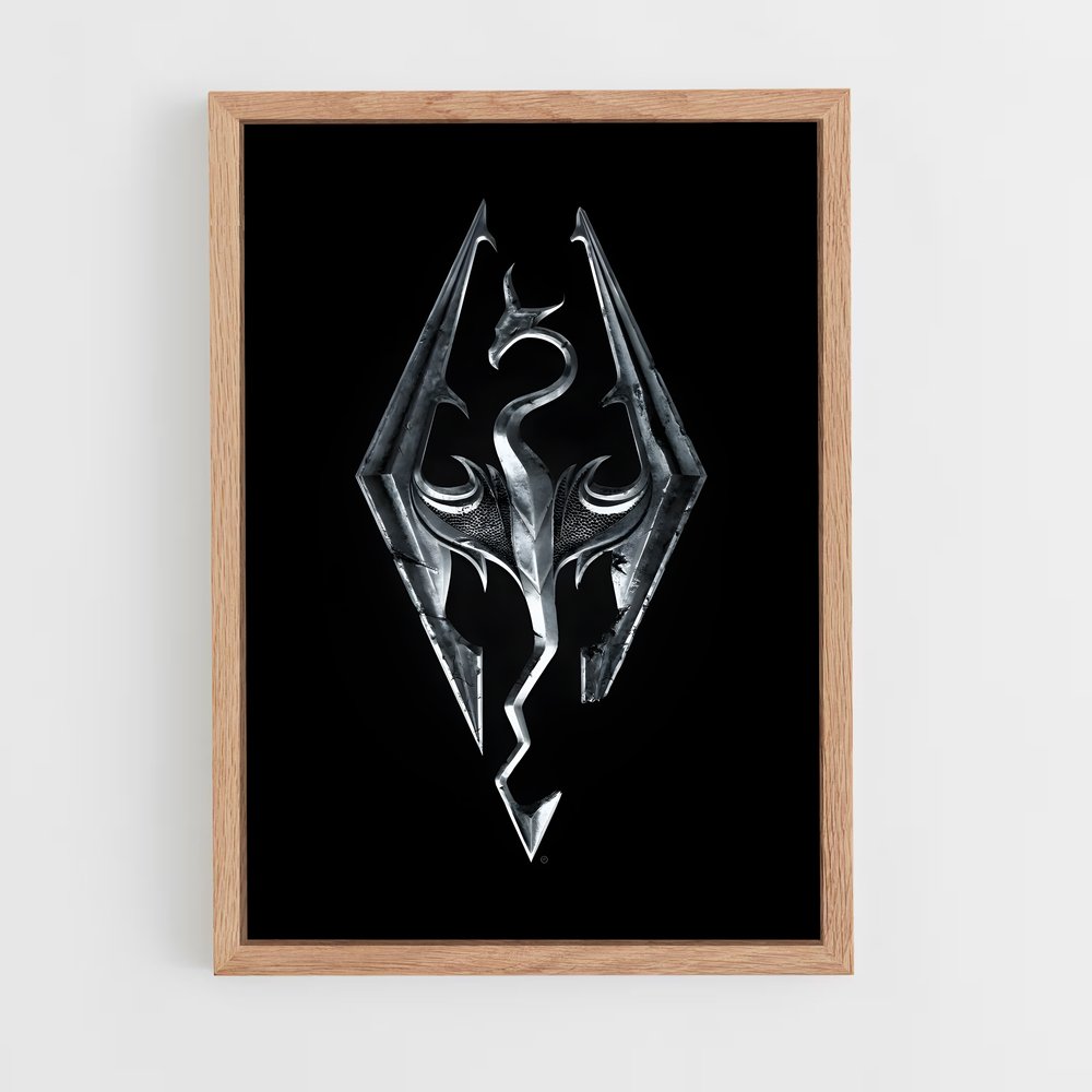 skyrim-7 cadre Bois clair