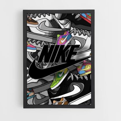 Poster di scarpe da ginnastica Nike