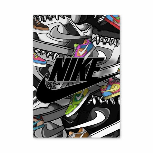 Poster di scarpe da ginnastica Nike