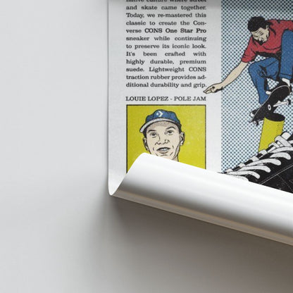 Poster Converse One Star Pro