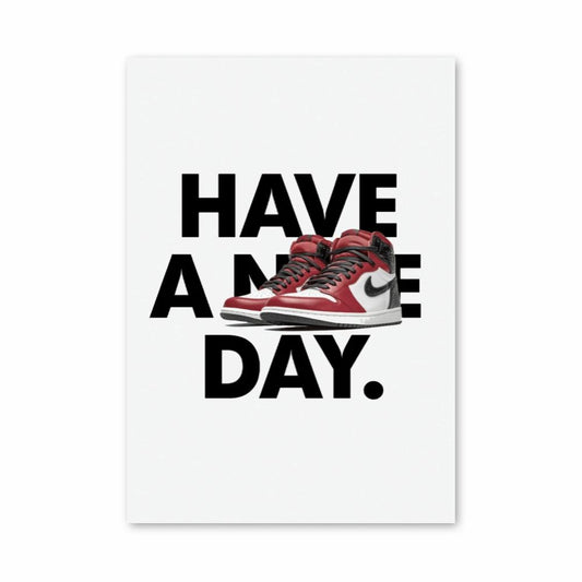 Poster Avere un Nike Day Rosso