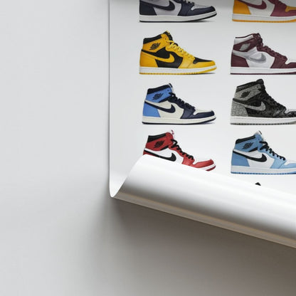 Poster Nike Air Jordan 1 Retro Alta