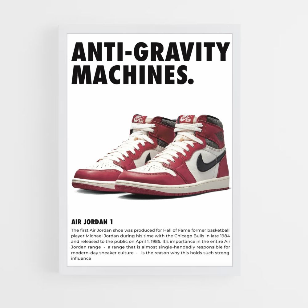 Poster antigravità Nike