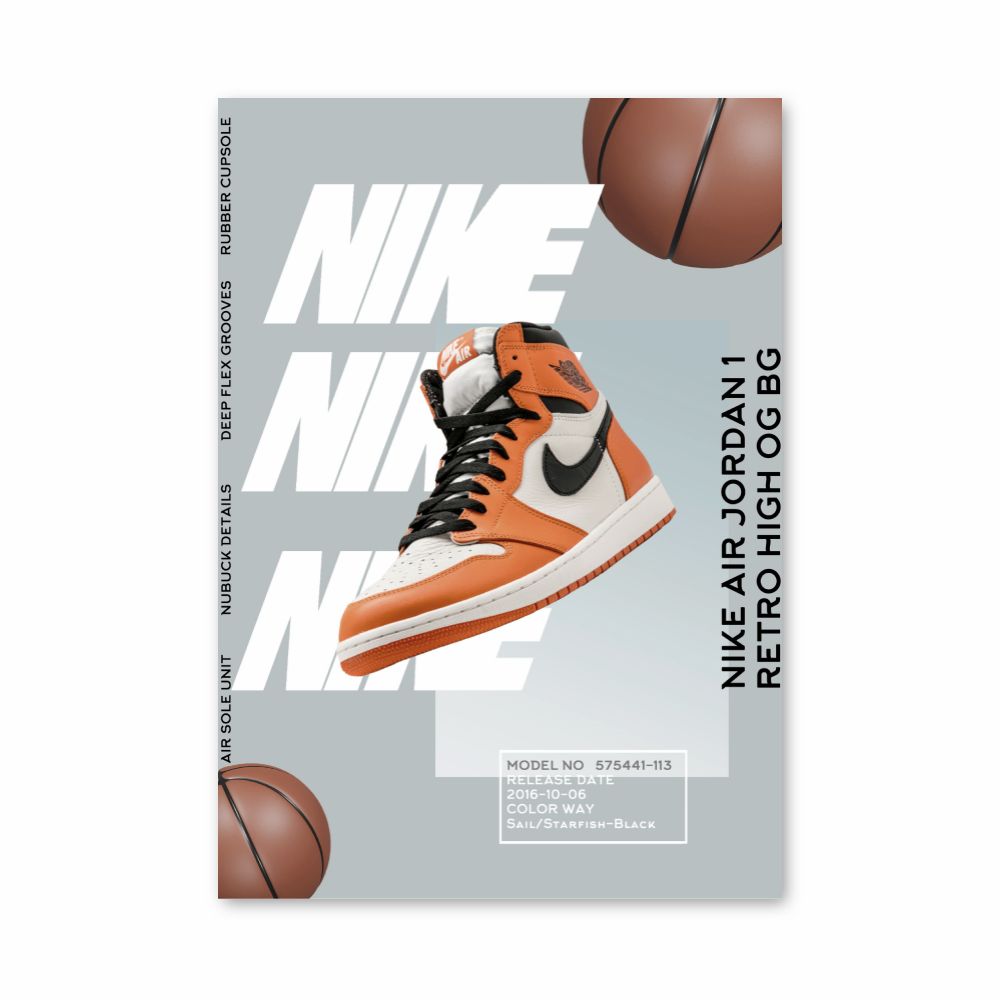 Poster Nike Air Jordan 1