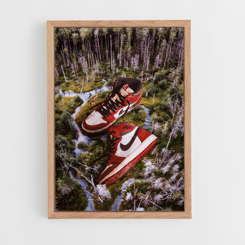 sneakers-5 cadre Bois clair