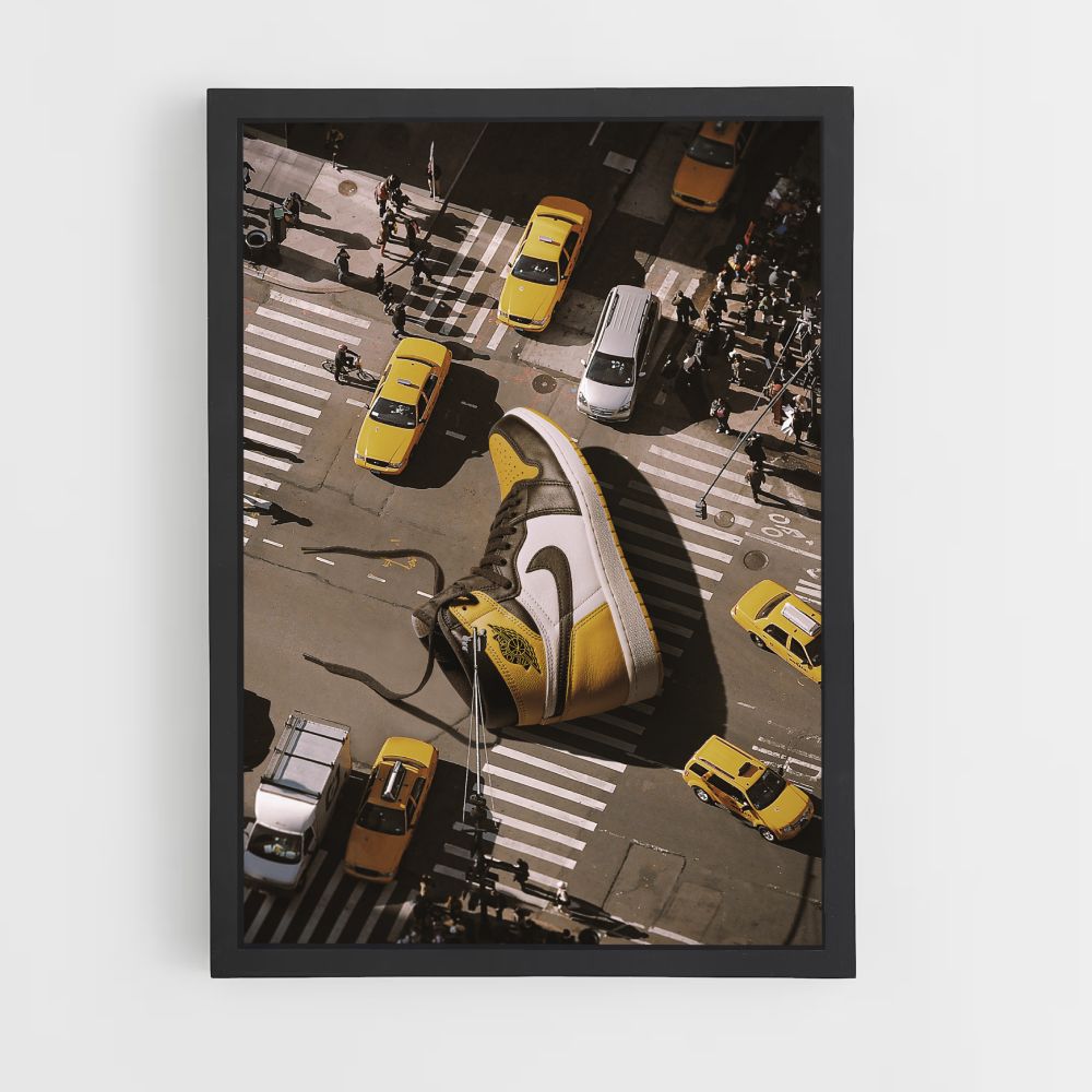 Poster Air Jordan 1 Giallo