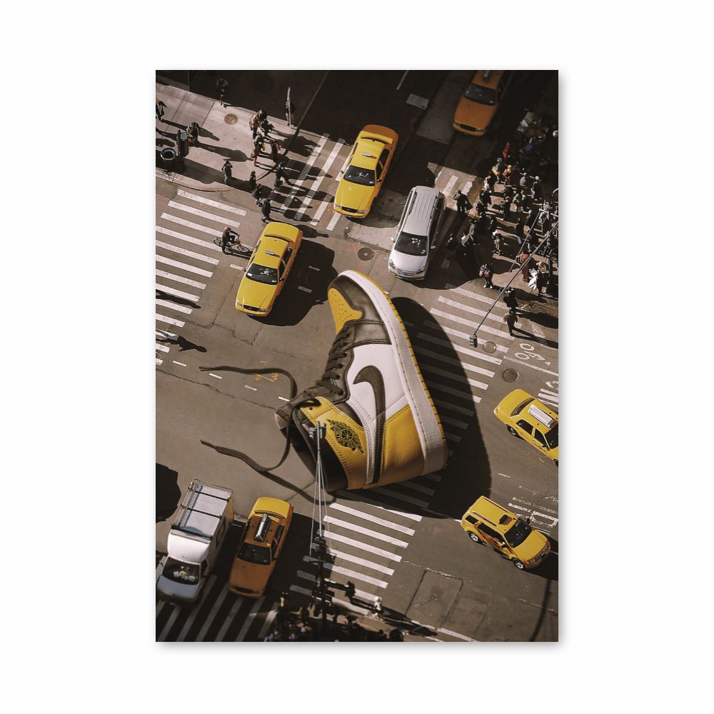 Poster Air Jordan 1 Giallo