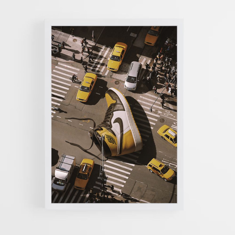 Poster Air Jordan 1 Giallo